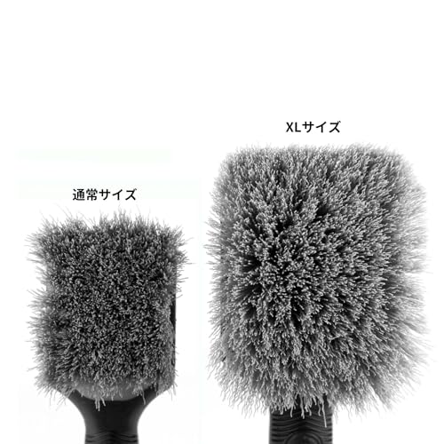 Detail Factory - ProGrip XL Tire Brush - Ergonomic ProGrip Handle - Stiff Synthetic Bristles to Cut Through Grime - Grey and Black - color: Gray, size: X-Large