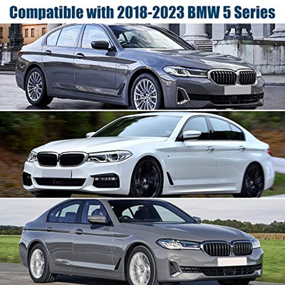 6 Layers Front Windshield Sun Shade Custom Fit for 2018-2024 BMW 5 Series, Foldable Car Sunshade with Storage Bag, Heat Reflective & UV Protection - size: 2018-2024 BMW 5 Series