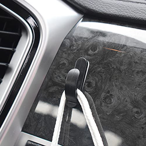 FAVOMOTO 4PCS Car Mini Hooks, Plastic Adhesive Car Dashboard Hook Seatback Organizer Vehicle Interior Accessories Stickers for Key Earphone Charging Cable - size: 4X1.3cm