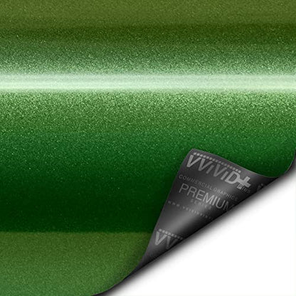 VViViD+ Ultra Gloss Premium Vinyl Car Wrap Film (6ft x 5ft, Gloss Sonoma Green) - color: Gloss Sonoma Green, size: 6ft x 5ft