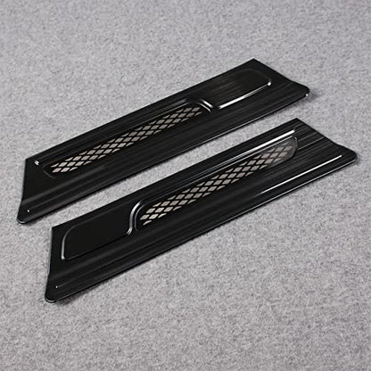 Beautost Fit for Honda CRV CR-V 2023 2024 2025 2026 Outside Door Sill Scuff Plate Guard Cover Trims (Black) - color: Black