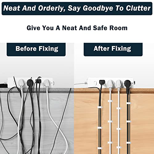 Cable Clips Nail in Cable Clips 100 Pcs 8mm Flat Ethernet Cable Wall Clips Cable Tacks Coax Cable Clip Speaker Wire Clips Cable Nails for Cords Cat5/Cat5e/Cat6/Cat7 RJ45 Cord Clips