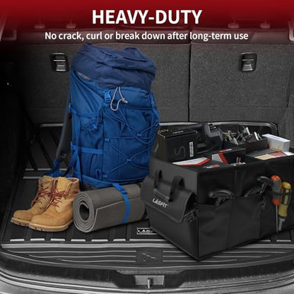 LASFIT Cargo Liner for Honda CR-V 2026 2025 2024 2023 (Gasoline & Hybrid & e:FCEV) All Weather TPE Car Trunk Mat (Upper Position), Cargo Only Black - style: 2）For Honda CR-V | 2023-2026 | Cargo Liner (Upper Position)