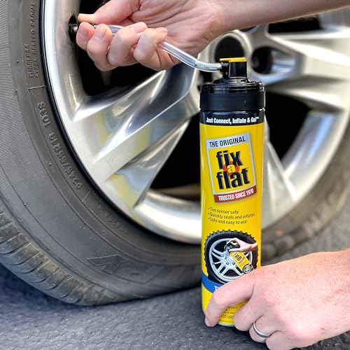 Fix-A-Flat S60369 Aerosol Emergency Flat Tire Repair and Inflator, for X-Large Tires, Eco-Friendly Formula, Universal Fit for All Cars, Trucks and SUVs, 24 oz. (Pack of 1) - size: 24oz