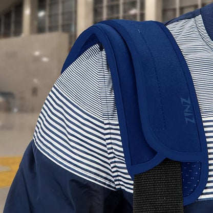 ZINZ Ultra Thick & Breathable Universal Shoulder Pad Cushion for Bag - Long & Comfort - color: Dark Blue