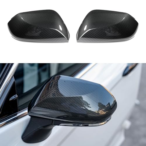 CKE Compatible with Toyota Camry 2026 2025 2024 2023 2022 2021 2020 2019 2018 Accessories Car Exterior Door Side Rearview Mirror Guard Cover Trim Caps -Carbon Fiber Style - color: Carbon Fiber Style-A