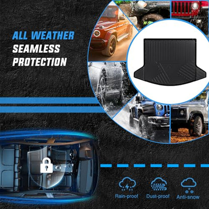 Nilight Cargo Mats for Mazda CX5 CX-5 2017 2018 2019 2020 2021 2022 2023 2024 2025 All Weather Protection Heavy Duty Cargo Liners - color: 2017-2025 CX5 Cargo Mat