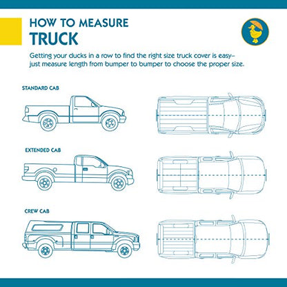 DUCKCOVERS Weather Defender Pickup Truck Cover, Fits Extended Cab Standard Bed Trucks up to 20 ft. 9 in. L - size: 249"l X 60"h