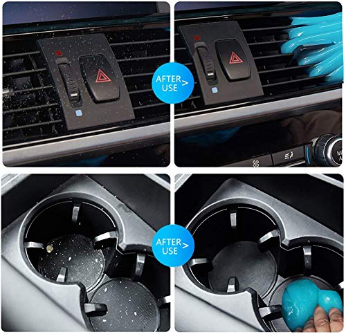 Cleaning Gel for Car Detailing Putty Car Vent Cleaner Goo Cleaning Putty Gel Auto Detailing Tools Car Interior Cleaner Dust Cleaning Mud for Cars Dust Cleaner Slime Keyboard Cleaner Gel (1Pack) - size: 1 Pack