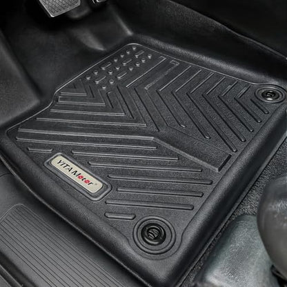 YITAMOTOR Floor Mats Compatible with 2026 2025-2023 Honda Pilot 7-Seater & 8-Seater, All-Weather Car Liners Custom Fit Pilot Accessories, 1st & 2nd & 3rd Row & Backrest Mats & Cargo Liner, Black - style: 2023-2026 Pilot Floor Mats&Cargo Mat
