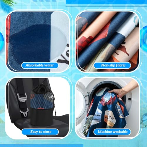 Hahafelt 2 Pack Car Seat Towel Covers with Storage Bag, 63 x 32 Inch Universal Non Slip Waterproof Sweat Protector for Car Truck, Gym Swimming Running, Machine Washable (Multi National Parks 1) - style: Multi National Parks 1