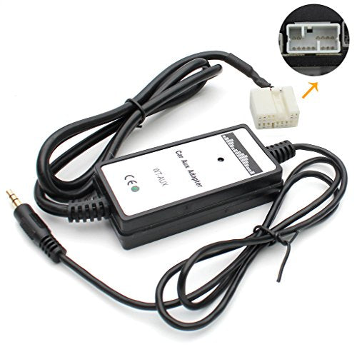 Car Audio CD to AUX Input Adapter CD Changer for Honda Accord 2003-2012, City 2002-2011, CRV 2005-2014, Civic 2006-2012, Odyssey 2005-2010, TSX 2004-2011 - size: AUX Adapter