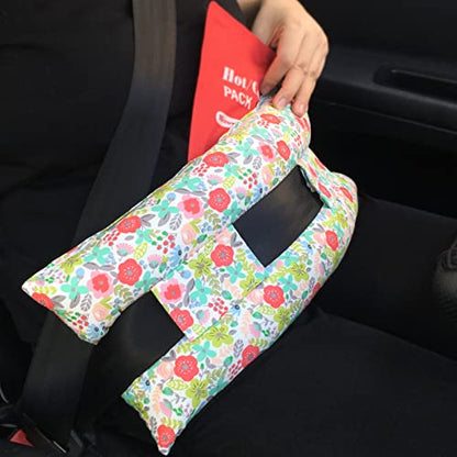 Hysterectomy Pillow Abdominal Post Surgery Pillows with Pocket Comfort for Ice Heat Packs Tummy Tuck Belly Incision Recovery Seatbelt Gifts Women Patients (Camellia) - color: Camellia