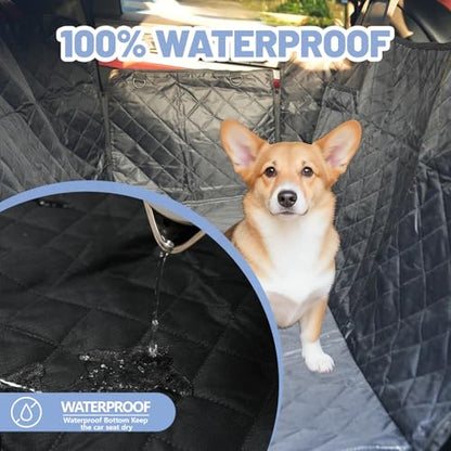 Dog Car Seat Cover for Pets Waterproof Seat Cover Hammock Scratch Proof Nonslip Back Seat Pet Bed Mat for Travel Durable Soft Back Seat Covers for Cars Trucks and SUVs (23.5 x 51 inch) - color: Hammock