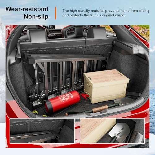 powoq Cargo Mat Compatible with 2022-2026 Honda Civic Hatchback Cargo Liner Trunk Mat Back Seat Protector TPE Replacement for 2022-2026 Honda Civic Accessories (Fit Hatchback,Trunk Mat+Backrest Mats) - size: Compatible with Civic Hatchback | 2022-2026