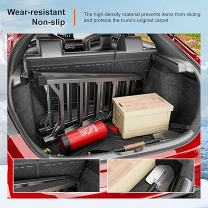 powoq Cargo Mat Compatible with 2022-2026 Honda Civic Hatchback Cargo Liner Trunk Mat Back Seat Protector TPE Replacement for 2022-2026 Honda Civic Accessories (Fit Hatchback,Trunk Mat+Backrest Mats) - size: Compatible with Civic Hatchback | 2022-2026