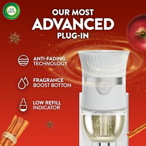 Air Wick Scented Oils 0+10 Apple Cinnamon Medley - size: 0.67 Fl Oz (Pack of 10), style: 10 ct