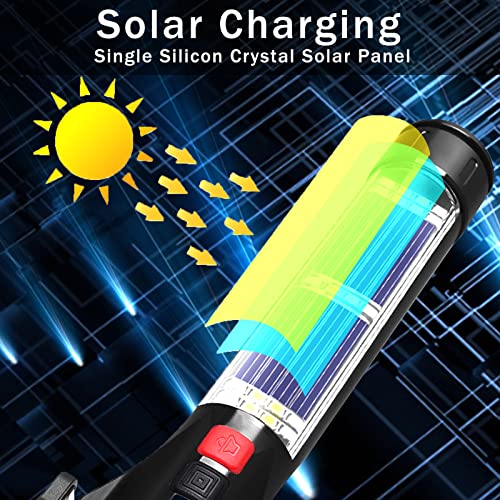 MOTORBUDDY All-in-1 Car Safety Hammer, Multi-Function Emergency Escape Hammer with Window Breaker and Seatbelt Cutter, Mobile Power, LED Flashlight, Alarm Rescue, Strobe SOS Beacon - color: Metallic