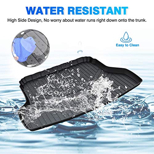 Cartist Cargo Liner Custom Fit for Kia Forte 2019-2024 Accessories All Weather Trunk Mat for Forte Cargo Mat Heavy Duty TPE Anti-Slip High Side - size: 5)Kia Forte【2019-2024】