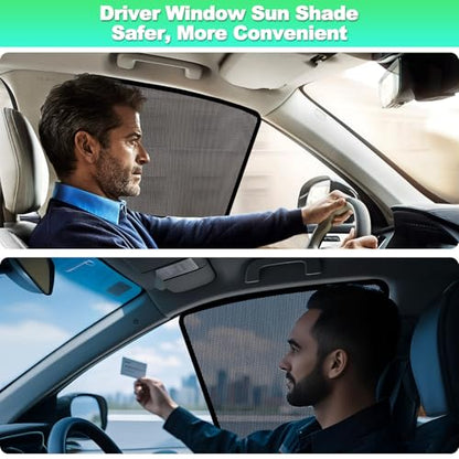 2011-2023 4Runner Window Shades -Car Window Shade for Baby and Driver, Breathable Mesh Car Privacy Curtains for Side Windows, UV Protection and Heat Insulation for Road Trips, Napping - size: 4Runner(2011-2023)4PCS