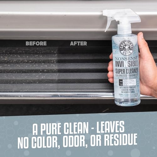 Chemical Guys Nonsense Colorless & Odorless All Surface Cleaner - Clear, Safe for Vinyl, Rubber, Plastic, Carpet, and Upholstery, pH Balanced, Residue-Free, Unscented, 32 oz Spray - style: Nonsense 32 oz