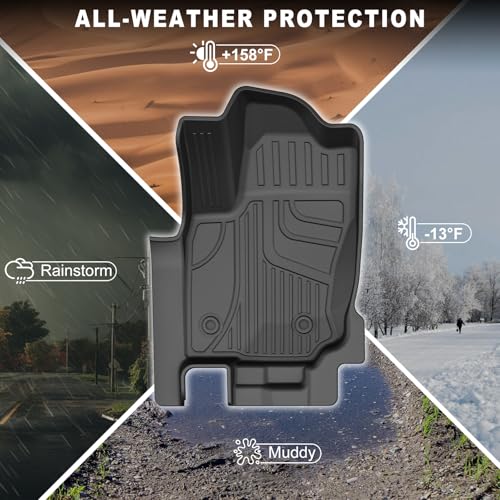 AOMSAZTO Floor Mats Compatible with 2025 2026 Toyota 4Runner (Not fit Hybrid), All Weather TPE Custom Fit Cargo Mat Floor Liner Set - Only 5 Seat (Floor Mats+Cargo Liner) - style: 2025 toyota 4runner floor mats and cargo mat