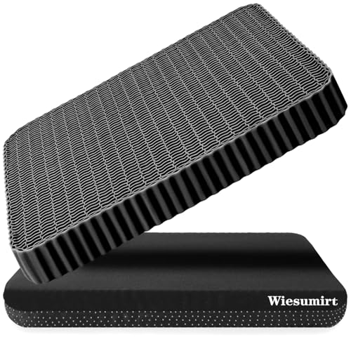 Gel Seat Cushion for Long Sitting, Soft and Breathable, Seat Cushion for Back, Sciatica, Hip, Tailbone Pain Relief, Used for Office, Wheelchair, Car, Recliner, Truck, Kayak. (Black)