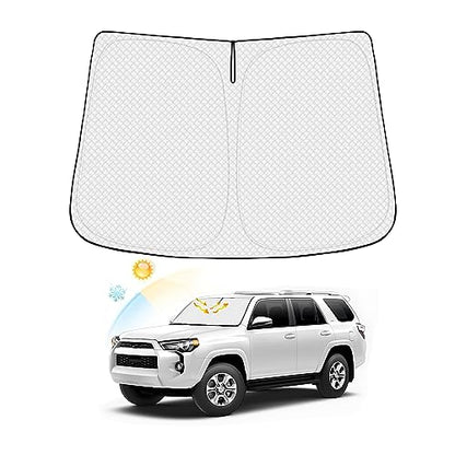 Canvcle Windshield Sun Shade for 2010-2024 2025 Toyota 4Runner Accessories, Thicken 6-Layer Front Window Sunshade Foldable Window Shade Cover Sun Visor Shield Protector Keep Car Cool - size: 1PCS Toyota 4Runner 2010-Present