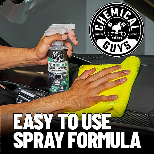 Chemical Guys Total Interior Cleaner and Protectant, New Car Smell (Safe for Cars, Trucks, SUVs, Jeeps, RVs & More) 128 fl oz - SPI234 - size: 128 Fl Oz (Pack of 1), style: New Car