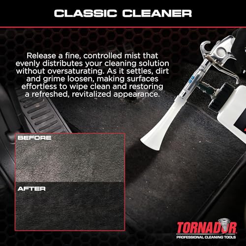 Tornador Z-010 Classic Car Cleaning Gun Includes 32oz Reservoir | Cleans & Dries Fast with Low Noise and Wear | Perfect for Interior & Exterior Detailing - size: Z-010