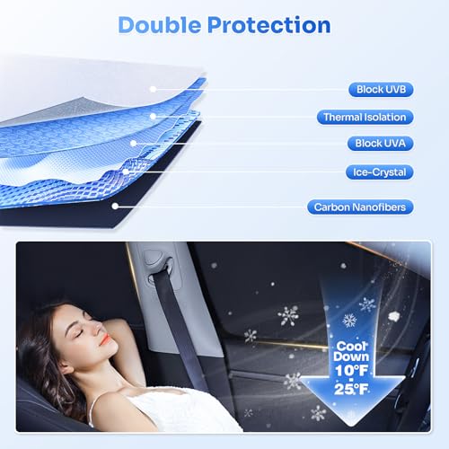 Canvcle Window Shades for 2016-2022 BMW X1 F48 Accessories Windshield Sun Shade Side Rear Window Cover Sunshade Sun Visor Shield Privacy Protection for Camping Keep Vehicle Cool Black 10PCS - size: BMW X1 F48 2016-2022