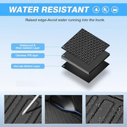 Powerty Trunk Mat for 2020-2025 Land Rover Defender 110 Accessories Cargo Mats TPE All Weather Cargo Liner Heavy-Duty Trunk Liners - size: Cargo Mat｜For｜20-25｜Land Rover Defender 110