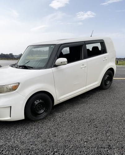 Window Visor Deflector Compatible with 2008-2015 Scion Xb, Slim Tinted Acrylic Resistant Shield Cover Wind Sun Rain Guard by IKON MOTORSPORTS, 2009 2010 2011 2012 2013 2014