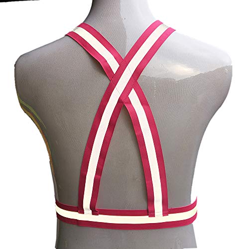 ZOJO Safety Vests,10 Packs | Lightweight, Adjustable | Fit for Work, ( Neon Pink) - color: 10pcs-neon Pink