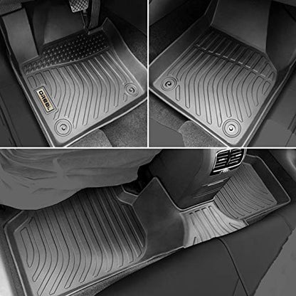 orealtrend Car Floor Mats Replacement for Volkswagen VW Jetta 2012-2018 Heavy Duty All Weather Guard Black Front Rear Liners Carpet Custom Fit- NOT for 2012-2014 Jetta Sportwagen