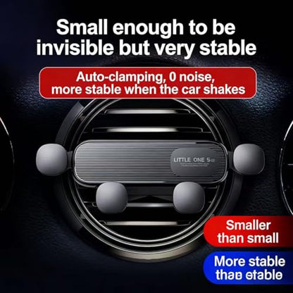 Air Vent Phone Holder for Car | Air Vent Phone Mount - 4-Ball Shockproof Phone Car Mount with Strong Grip, Compatible with iPhone 15/14/13/12, Samsung Galaxy S24/S23