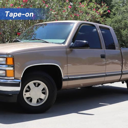 Window Visors Rain Guards for 1988-1999 Chevy/GMC C1500/ C2500/C3500/ K1500/ K2500/ K3500 Extended Cab, Out-Channel Window Vent Wind Deflectors Visors Shades - size: 1988-1999 Chevy/GMC C/K Extended Cab