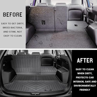 Vanseno Compatible for 2013-2016 Mazda CX-5 Cargo Liner Cargo Mats All Weather Protection Trunk Mats for 2013 2014 2015 2016 Mazda CX5 Accessories - color: Fit 2013-2016 Mazda CX-5