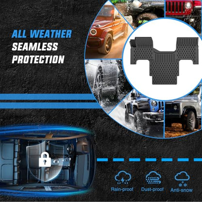 Nilight TPE Floor Mats for Volvo VNL 300 430 630 670 730 780 2004-2018 Volvo VT Models 2006-2010 All Weather Custom Fit Heavy Duty Floor Liners - color: 2004-2018 Volvo VNL