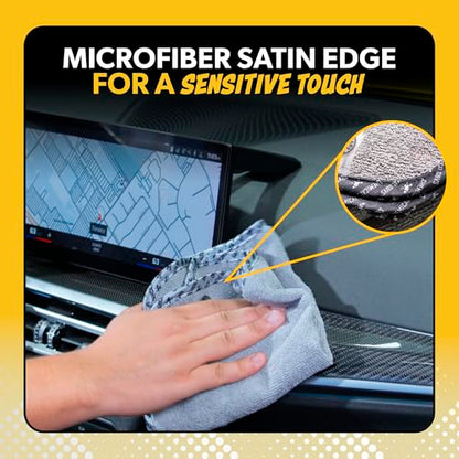 Chemical Guys AllSwipe Multi-Purpose Microfiber Towels for Cars Microfiber Cleaning Cloth Gray Drying Towels Car Detailing for Wash Interior and Glass, 14 x 12 Inch - 9 Pack - size: 9 Pack