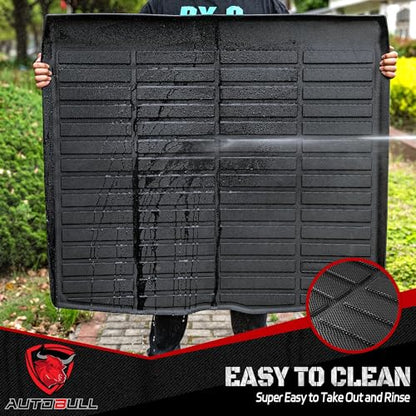 Cargo Liner Compatible with Volkswagen VW Tiguan 5 Passenger 2018-2024 Cargo Mat, All Weather Protection Trunk Liner Rear Trunk mat ，Black - style: 25)Volkswagen Tiguan 5 Passenger 2018-2024