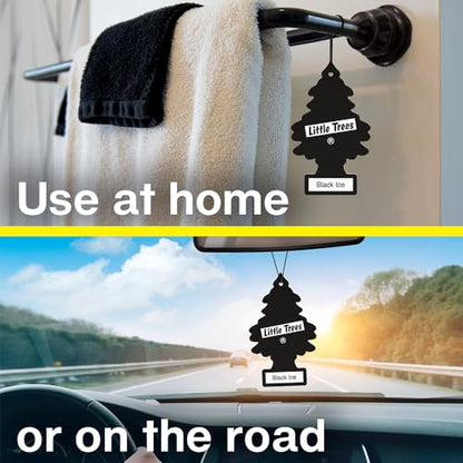 LITTLE TREES Car Air Freshener | Hanging Tree Provides Long Lasting Scent for Auto and Home | 24 Air Fresheners |Blackberry Clove - color: Blackberry Clove