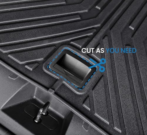 Cargo Mat Backrest Mats for 2018-2022 2023 Chevrolet Chevy Traverse Car Mat Accessories, All Weather TPE Cargo Liner Trunk Mat (18-23 7/8 Seats-3rd Row Backrest Mats&Cargo Mat) - style: 18-23 7/8 Seats-3rd Row Backrest Mats&Cargo Mat