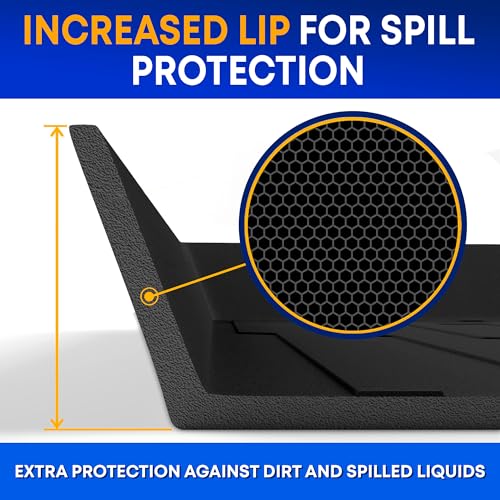 Premium Cargo Liner for Jeep Cherokee 2014-2023 - Custom Fit Car Trunk Mat - All-Season Black Cargo Mat - 3D Shaped Laser Measured Trunk Liners for Jeep Cherokee 2014-2023