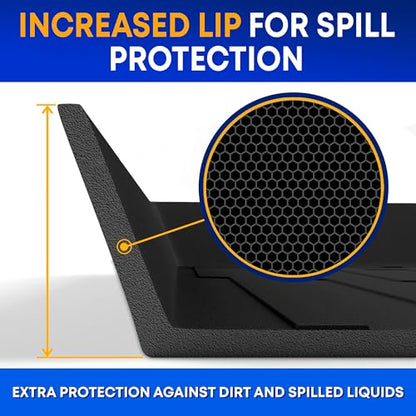 Premium Cargo Liner for Jeep Cherokee 2014-2023 - Custom Fit Car Trunk Mat - All-Season Black Cargo Mat - 3D Shaped Laser Measured Trunk Liners for Jeep Cherokee 2014-2023