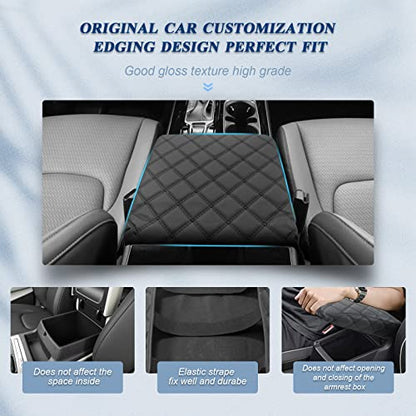 BIBIBO for 2025 2026 Kia Carnival Center Console Armrest Cover:2024 2025 2026 Kia Carnival Accessories 2022-2025 Kia Carnival Arm Rest Cover Kia Carnival Console Cover,2024 2025 Kia Carnival Armrest - color: Black-for 2022-2026 Carnival