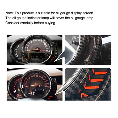 For Accessories Car Dashboard Cover Trims, Carbon Fiber Dashboard Panel Frame Cover Trim for Hatchback F54 F55 F56 F57