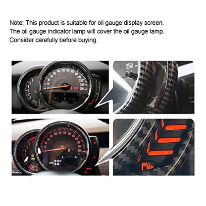 For Accessories Car Dashboard Cover Trims, Carbon Fiber Dashboard Panel Frame Cover Trim for Hatchback F54 F55 F56 F57