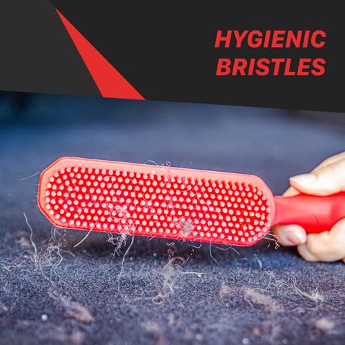 Maxshine Universal Silicone Carpet Detailing Brush | High-Conductivity Silicone Bristles Lift Pet Hair, Lint & Debris | Gentle, Durable Cleaning Brush for Car Carpets, Upholstery & Auto Detailing