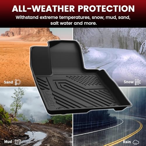 LASFIT Floor Mats & Cargo Mat with Seatback for Hyundai Tucson Gas 2026 2025 2024 2023 2022 SEL/SEL Convenience/SE/XRT, All Weather TPE Car Mats Custom Fit Tucson 2022-2026 Floor Liners & Trunk Mat - size: 2)For Hyundai Tucson | 2022-2026 | Gas
